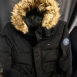 Black Tommy Hilfiger coat Mens